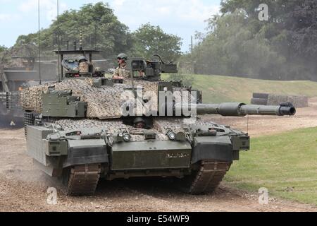 Challenger 2 Megatron TES - Bovington Tankfest 2014 Stockfoto