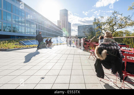 Aussichtsplattform der Bikini Berlin, Deutschland Stockfoto