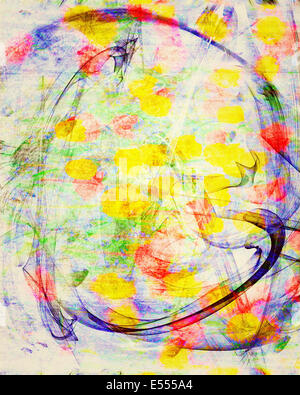 DIGITALE KUNST: Kreis der Buße Stockfoto
