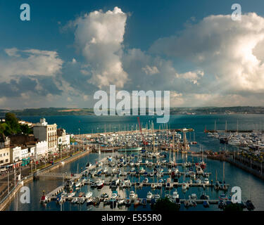 GB - DEVON: Torquay Harbour von Edmund Nagele FRPS Stockfoto