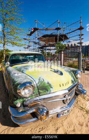 MountMitte, hohe Seile Kurs, Berlin, Deutschland Stockfoto