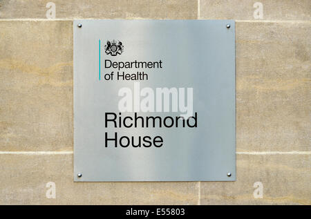 London, England, Vereinigtes Königreich. Department of Health, Richmond House, 79 Whitehall Stockfoto