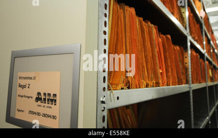 Stasi-Akten, Agentur des Bundesbeauftragten für die Stasi-Unterlagen, Berlin Stockfoto