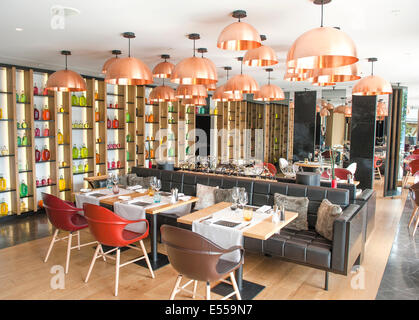 NYC W Hotel erste alpine Escape in Verbier, Schweiz: funky Rastplatz voller Mode, Design und Musik Stockfoto