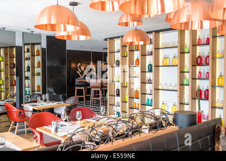 NYC W Hotel erste alpine Escape in Verbier, Schweiz: funky Rastplatz voller Mode, Design und Musik Stockfoto