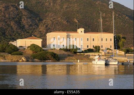 Asinara Insel, Porto Torres, Sardinien, Italien, den Königspalast im Cala Reale Stockfoto