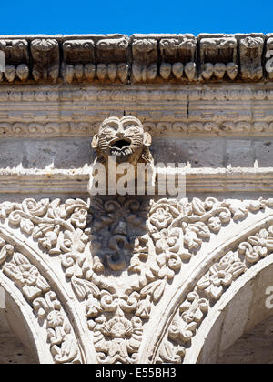 Claustros della La Compañía Handelszentrum - Arequipa, Peru Stockfoto