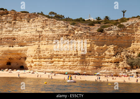 Vale Centeanes Strand, Rocha Brava, Algarve, Portugal Europa Stockfoto