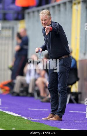 Brüssel, Belgien. 20. Juli 2014. Super Cup-Finale der belgischen Juliper Liga, zwischen Anderlecht und Lokeren.  Peter Maes Credit: Action Plus Sport Bilder/Alamy Live News Stockfoto