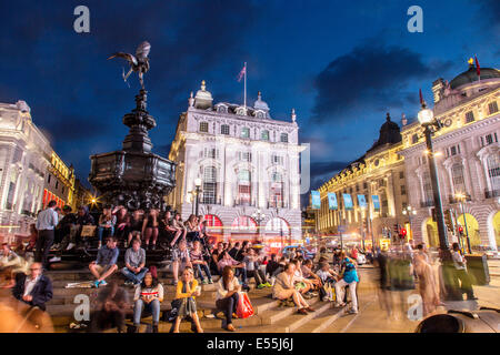 Piccadilly Circus-London-UK Stockfoto