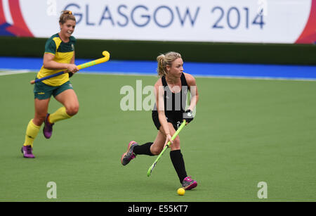 Glasgow, Schottland. 21. Juli 2014. Anita Punt während eines Black Sticks Frauen V Australien Praxis entsprechen im Glasgow National Hockey Stadium. Glasgow Commonwealth Games 2014. Montag, 21. Juli 2014. Schottland. Bildnachweis: Action Plus Sport Bilder/Alamy Live News Stockfoto