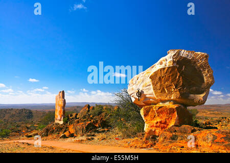 Skulpturenpark outback-Landschaft Broken Hill New South Wales Australien Stockfoto