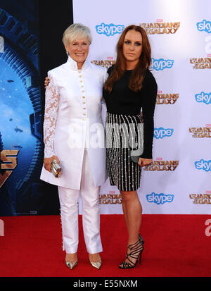 Los Angeles, Kalifornien, USA. 21. Juli 2014. Glenn Close, Tochter Annie Starke Teilnahme an der Los Angeles-Premiere von "Guardians Of The Galaxy'' im Dolby Theatre in Hollywood, Kalifornien am 21. Juli 2014 statt. 2014-Credit: D. Long/Globe Fotos/ZUMA Draht/Alamy Live-Nachrichten Stockfoto