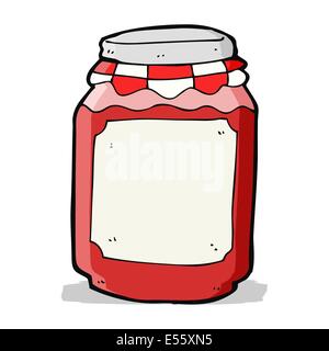 Cartoon Marmeladenglas Stock Vektor