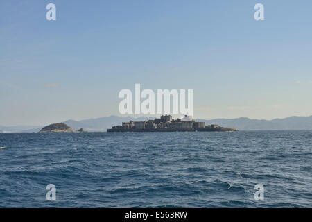 Gunkajima (Hashima), Nagasaki-Präfektur, Kyushu, Japan Stockfoto