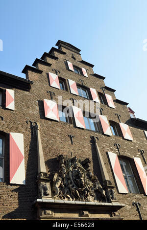 Architektonische Details von The Kölnisches Stadtmuseum Stockfoto