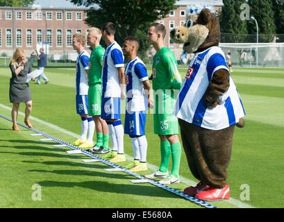 Deutsche Fußball Bundesliga - Photocall Hertha BSC Berlin am 11. Juli 2014 in Berlin, Deutschland. Stockfoto