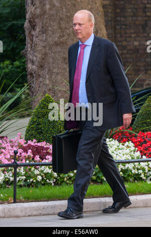 London, UK. 22. Juli 2014. Justiz-Staatssekretär Chris Grayling besucht der Kabinettssitzung am Downing Street Credit: Paul Davey/Alamy Live News Stockfoto