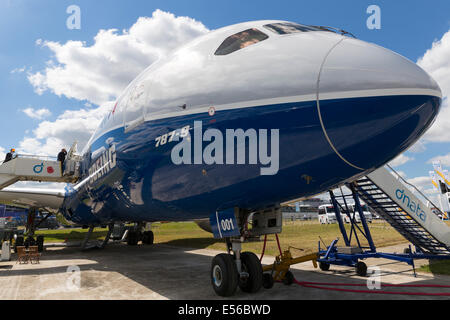 Boeing 787-9 AT FARNBOROUGH AIR SHOW 2014 Stockfoto