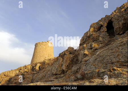 Ile Rousse, Region Balagne, Korsika (Frankreich), Genueser Turm Stockfoto