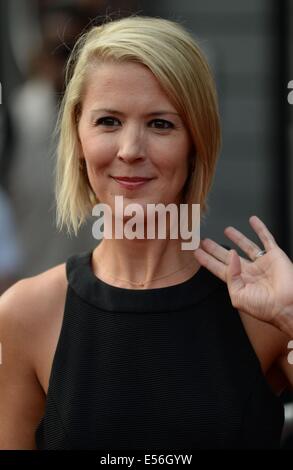 New York, USA. 21. Juli 2014. New York, NY, USA. 21. Juli 2014. Stacey Scowley im Ankunftsbereich für GET ON UP Premiere, Apollo Theater, New York, NY 21. Juli 2014 Credit: © Kristin Callahan/Everett Collection/Alamy Live News Stockfoto