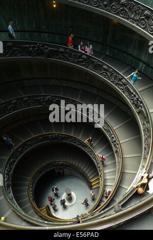 Im Inneren des vatikanischen Museums im Vatikan, Rom, Italien. Stockfoto