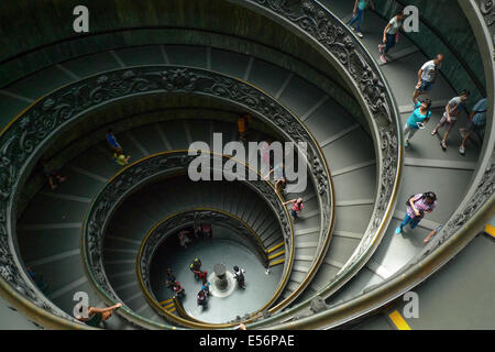 Im Inneren des vatikanischen Museums im Vatikan, Rom, Italien. Stockfoto