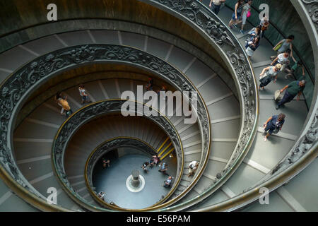 Im Inneren des vatikanischen Museums im Vatikan, Rom, Italien. Stockfoto