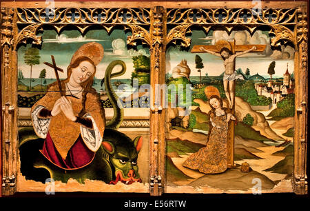 St. Margaret und St. Madeleine Languedoc zu Beginn des 16. Jahrhunderts Frankreich Französisch Stockfoto