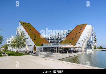 8-Tallet, modernes Apartmenthaus, Amager, Kopenhagen, Dänemark Stockfoto