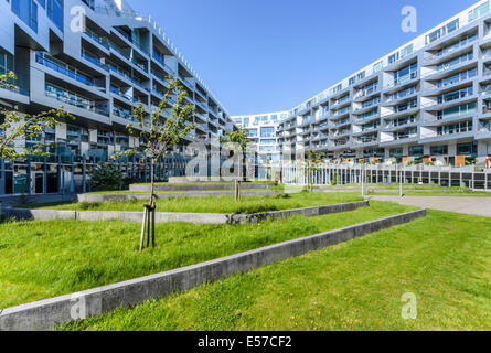8-Tallet, modernes Apartmenthaus, Amager, Kopenhagen, Dänemark Stockfoto