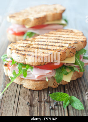 Gegrillte Deli sandwiches Stockfoto