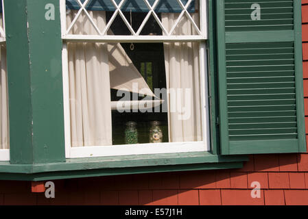 Kanada, New Brunswick, Roosevelt Campobello International Park. Roosevelt Familie Haus Sommerfrische. Stockfoto