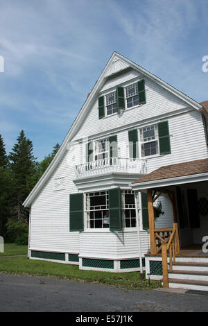 Kanada, New Brunswick, Campobello Island. Roosevelt Campobello International Park, Hubbard Cottage. Benachbarten Hütte zum R Stockfoto