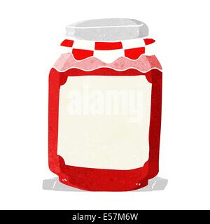 Cartoon Marmeladenglas Stock Vektor