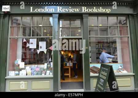 London-Review-Buchhandlung zu begraben, Place, London, WC1A 2JL Stockfoto