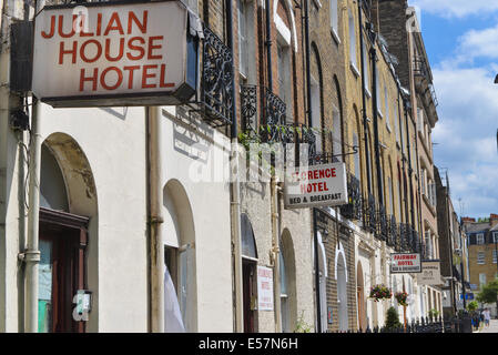 Hotels in der Nähe von Kings cross Station, London, Tourist Hotel Tourismus England Stockfoto