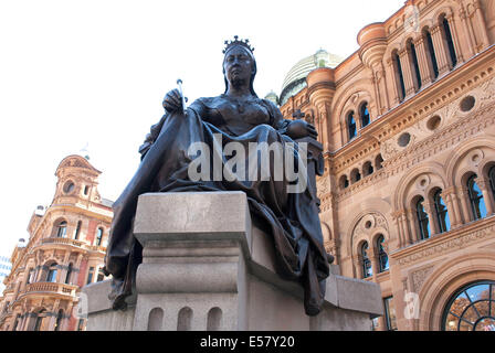 Statue von Königin Victoria, Sydney, Australien Stockfoto