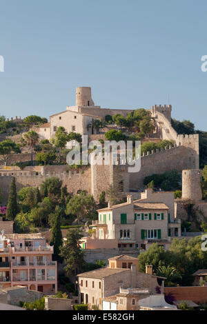 Castell de Capdepera, Capdepera, Mallorca, Balearen, Spanien Stockfoto