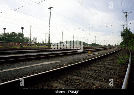 Rangierbahnhof Gremberg Köln Stockfoto