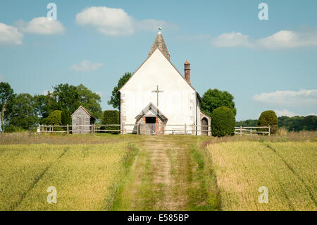 St. Huberts Kirche Hampshire Stockfoto