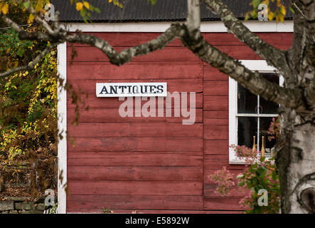 Antik Shop, Jamaika, Vermont, USA Stockfoto