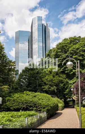 Frankfurt Am Main, Deutschland, Hessen, Deutsche Bank Building Stockfoto