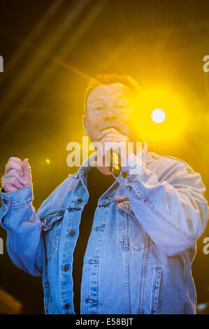 Ali Campbell, lead-Sänger von UB40 Auftritt beim Festival Brentwood.