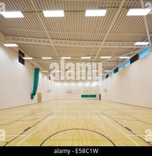 Hall, Maplefields School Special Educational Needs Sportschule, Corby, Northamptonshire Stockfoto