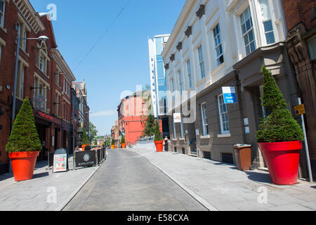 Breite Straße im Bereich Hockley Nottingham City, England UK Stockfoto