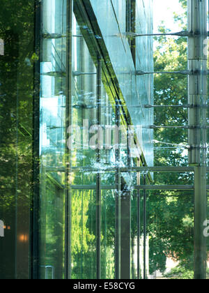 Erweiterung des Holburne Museums, Bad. Modernen Anbau, klassischen Stil Museumsbau zu Haus Galerie Raum und Garten-Café. Stockfoto