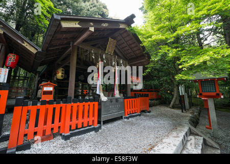 Nonomiya-Schrein in Kyoto Bambuswald, Japan Stockfoto