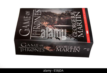 Das Spiel der Throne geschrieben von George R R Martin Stockfoto