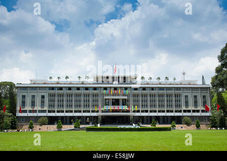 Palast der Wiedervereinigung in Ho-Chi-Minh-Stadt Stockfoto